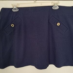 NWT Lilly Pulitzer Madison Skort True Navy Sz XL Retail $78